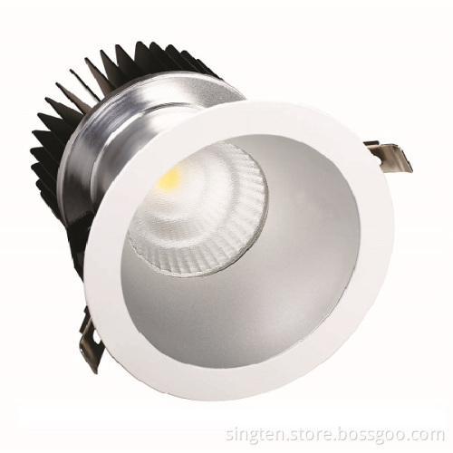UGR<19, SDCM<3 Glareless LED Downlight, 5 Years Warranty Glareless COB LED Down Lights 22W 28W 38W 50W 60W 70W